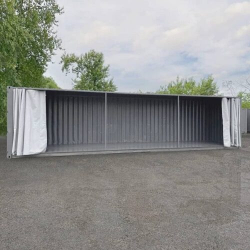 40’HC OUVERT AVEC SYSTÈME DE TOILE