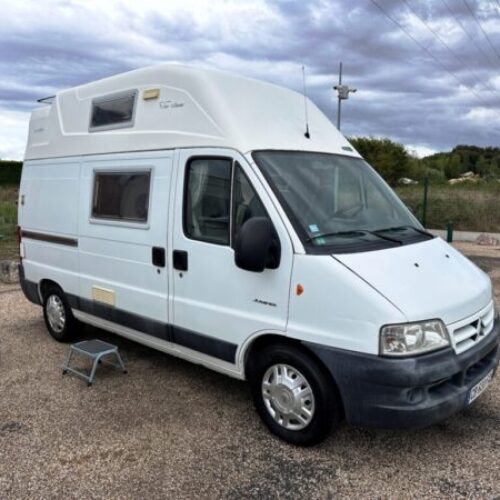 Fourgon aménagé 5,10 m – 6 couchages – Fiat Ducato 2.8 JTD – 2003 – 155 500 km