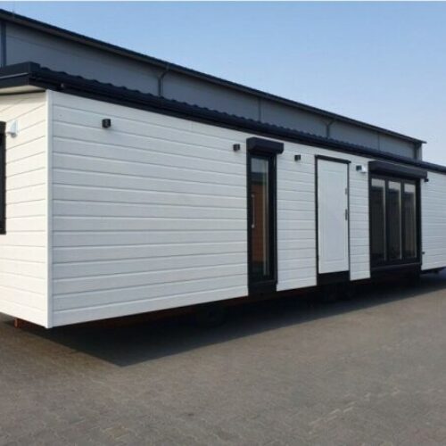 Maison conteneur 12×4 m – 48 m² – 3 chambres – Isolation renforcée – Clé en main